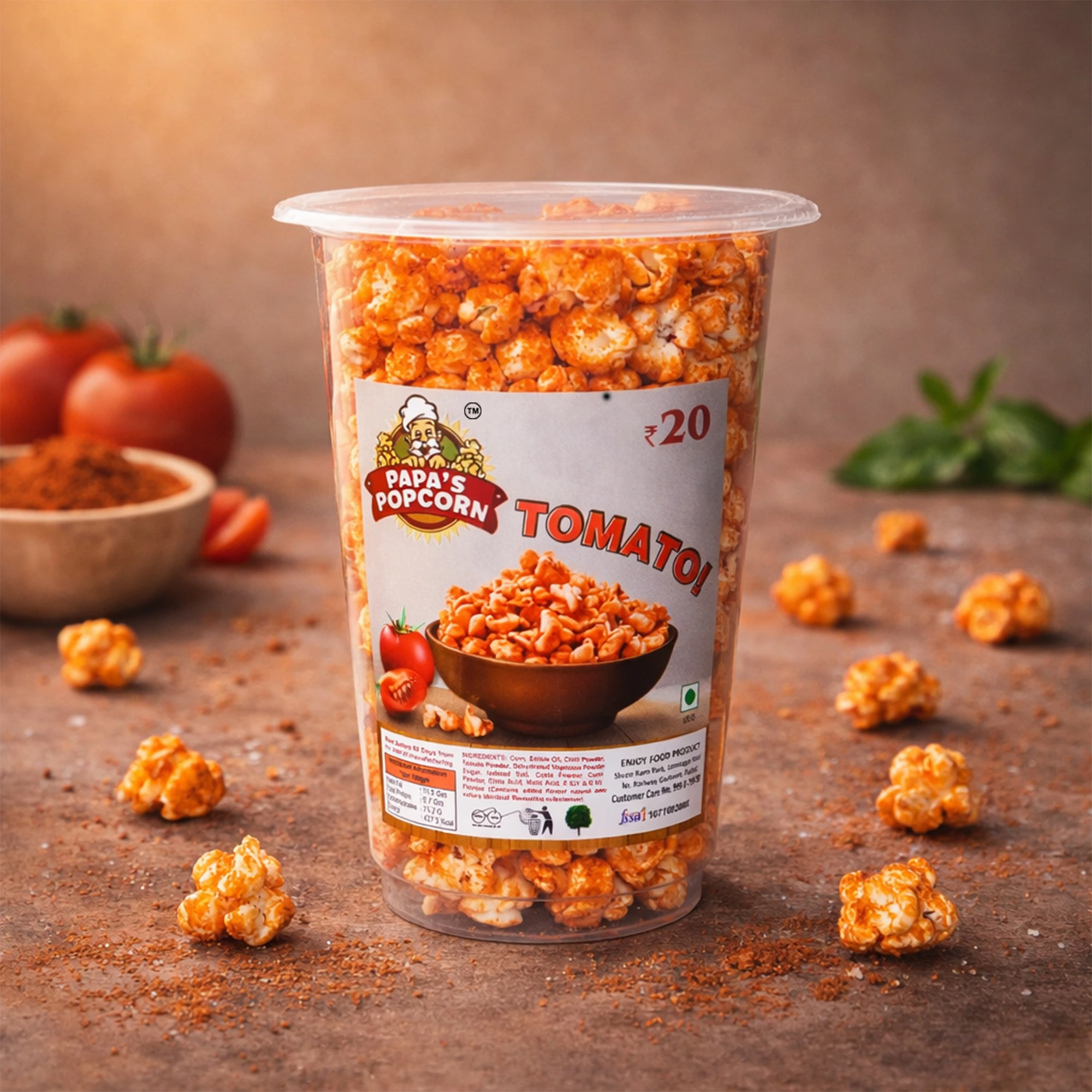 Tomato Popcorn